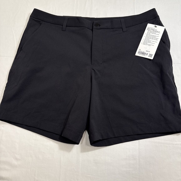 Lululemon ABC Classic-Fit Short 7" *Warpstreme BlK Chino Athleisure MEN 38 NWT - Picture 1 of 4